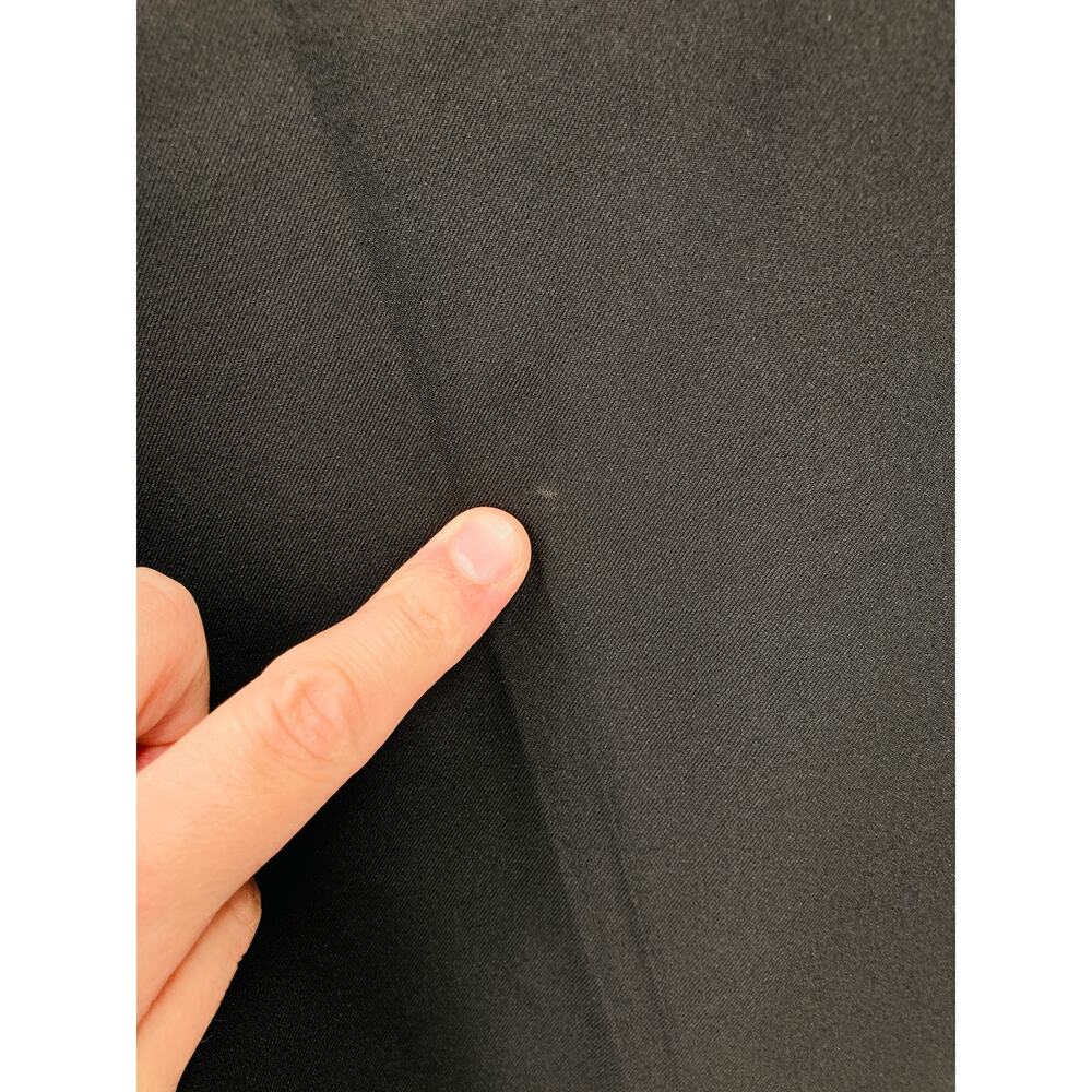 Banana Republic Pants Womens 12 Sculpted Stretch Pleated Black Trousers New Flaw - Picture 10 of 14